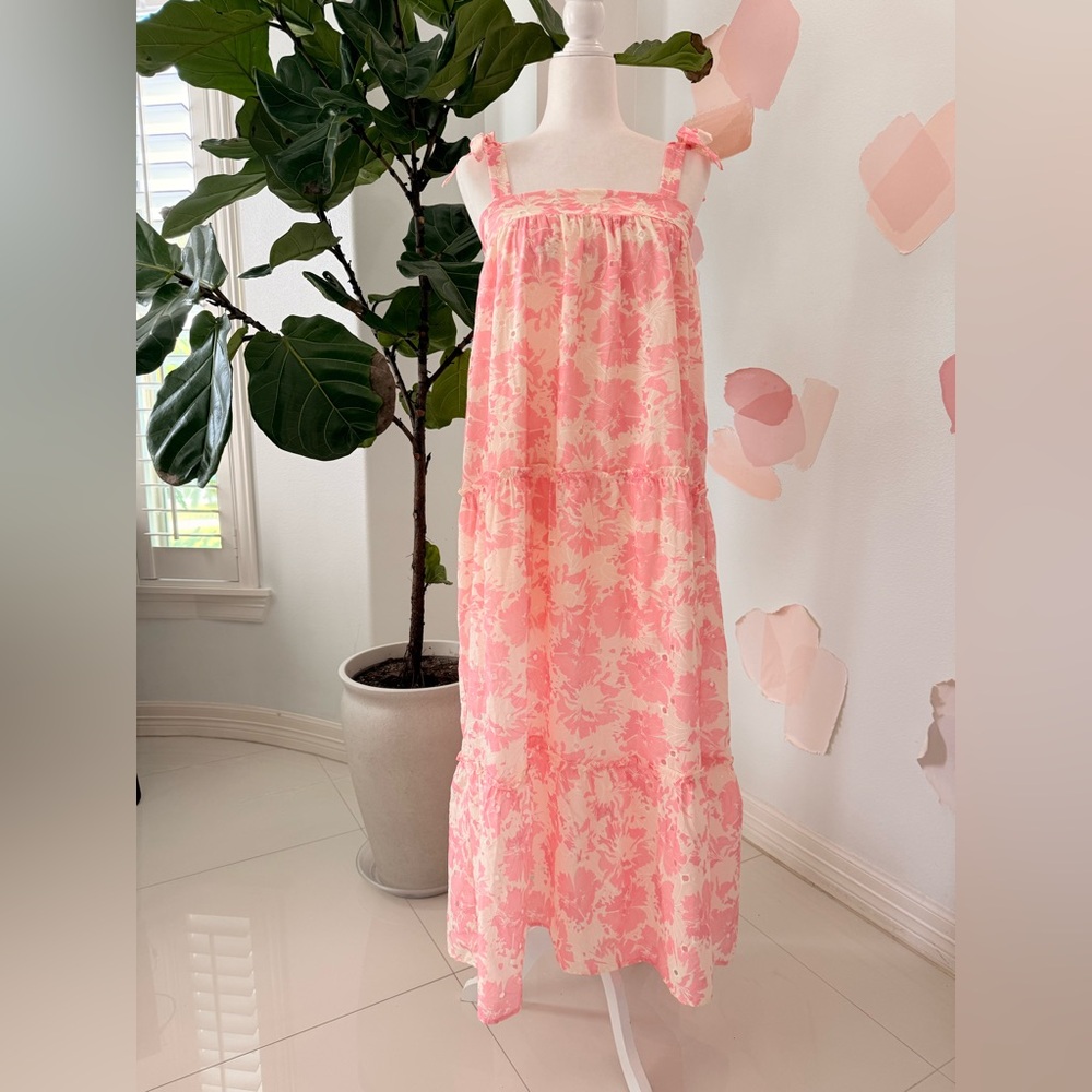 Pink Floral Dress